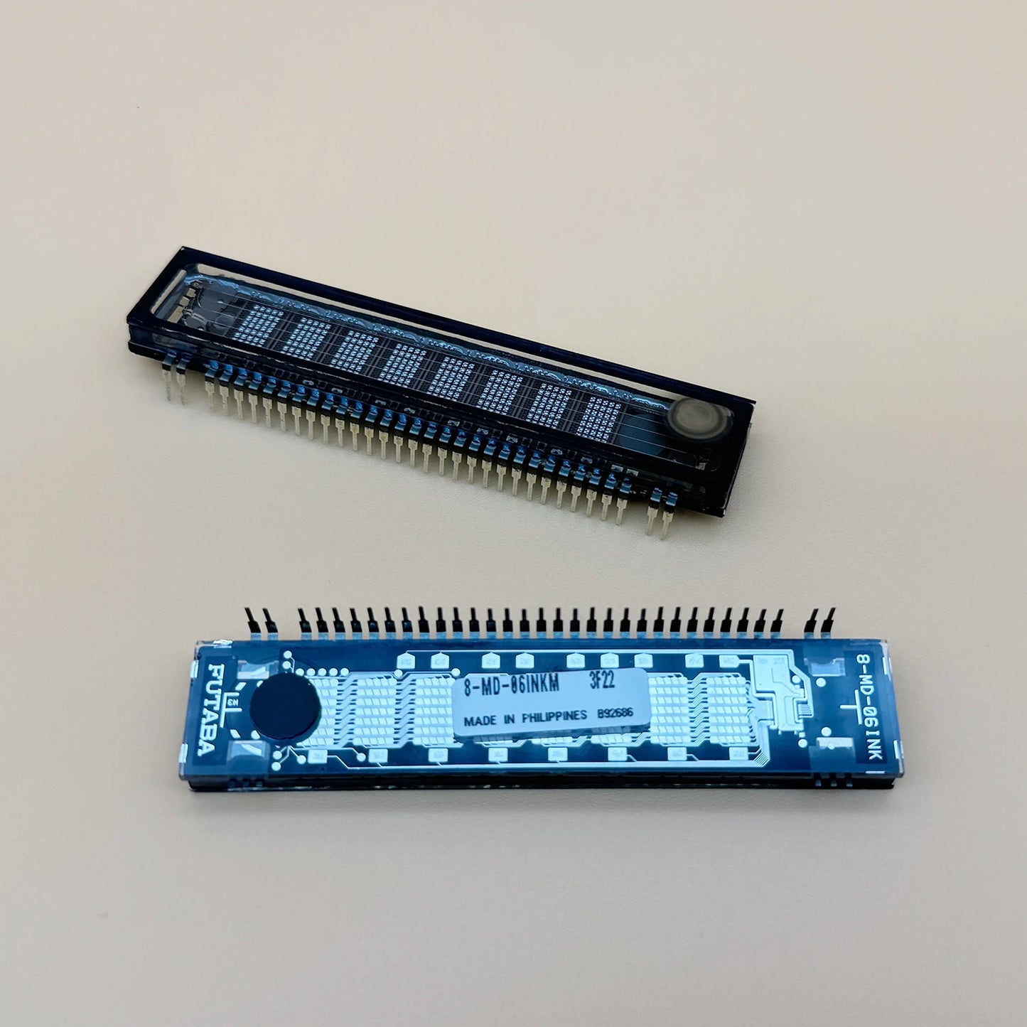 8 Bit 16-Bit Dot Matrix Board VFD Module Screen Graphical Lattice for Arduino C51 STM32 Microcontroller VFD Fluorescent Display
