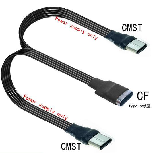 Dual Micro and Type-C USB Charging Cable - 20CM, 30CM, and 50CM Lengths for Mobile Devices