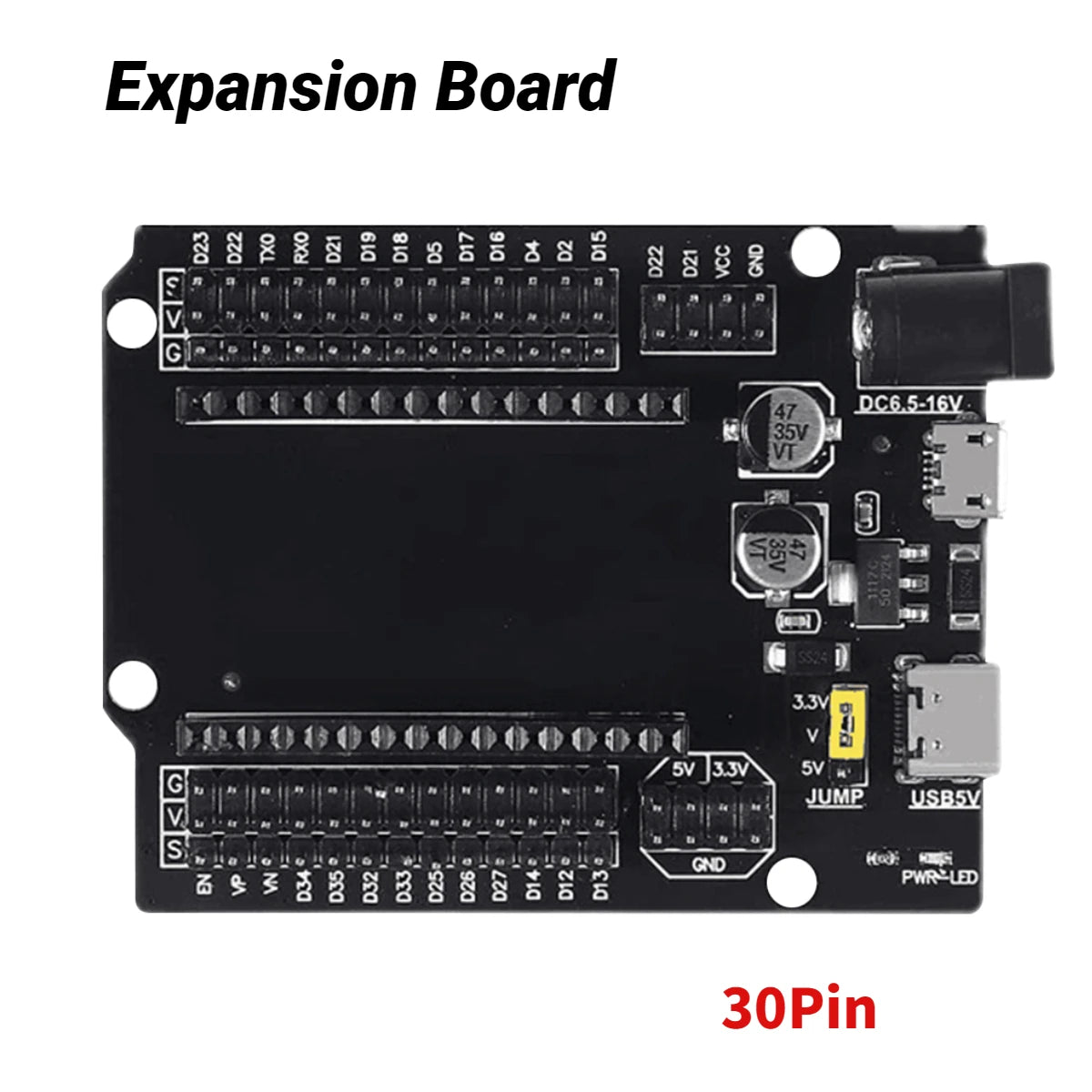 ESP32 Development Board with TYPE-C, Expansion Board