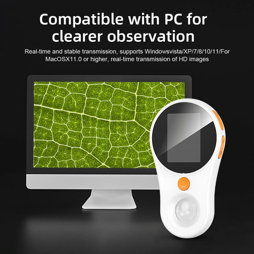 500X Magnification Handheld Digital Microscope Electronic Coin Magnifier Magnifier Magnifying Glass