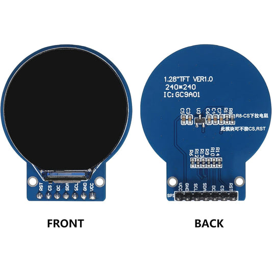 1.28 Inch TFT LCD Display Module Round RGB 240 * 240 GC9A01 Driver 4 Wire SPI Interface 240x240 PCB for Arduino