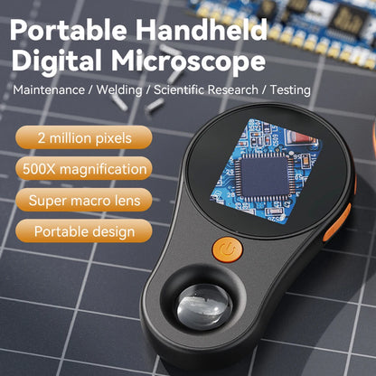 500X Magnification Handheld Digital Microscope Electronic Coin Magnifier Magnifier Magnifying Glass