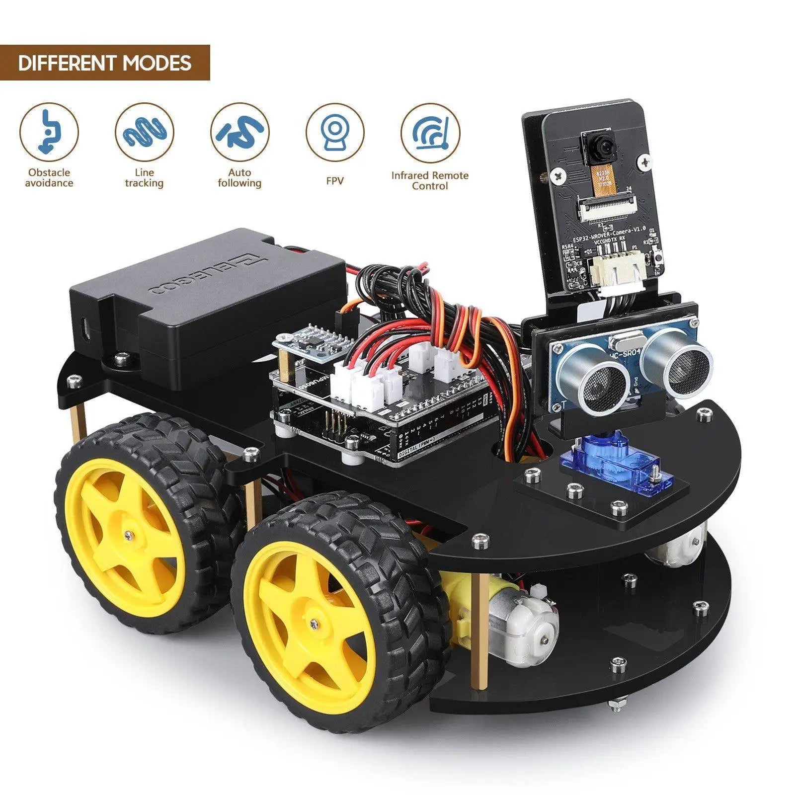 UNO R3 Smart Robot Car Kit - Intelligent Educational Robotic Kit