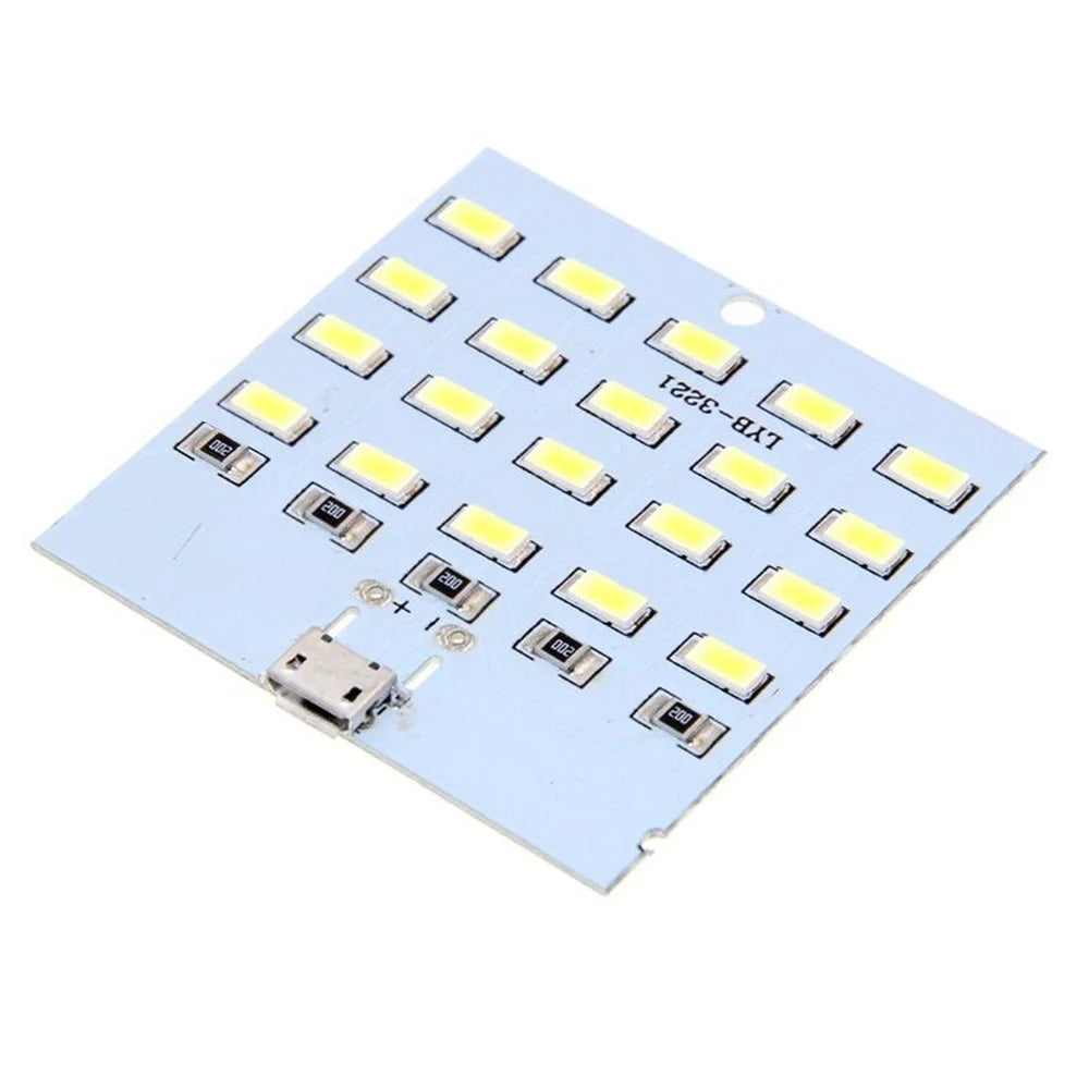 Premium 5730 SMD 5V LED Lighting Panel with Micro USB - Emergency Night Light and Mobile Illumination Solution