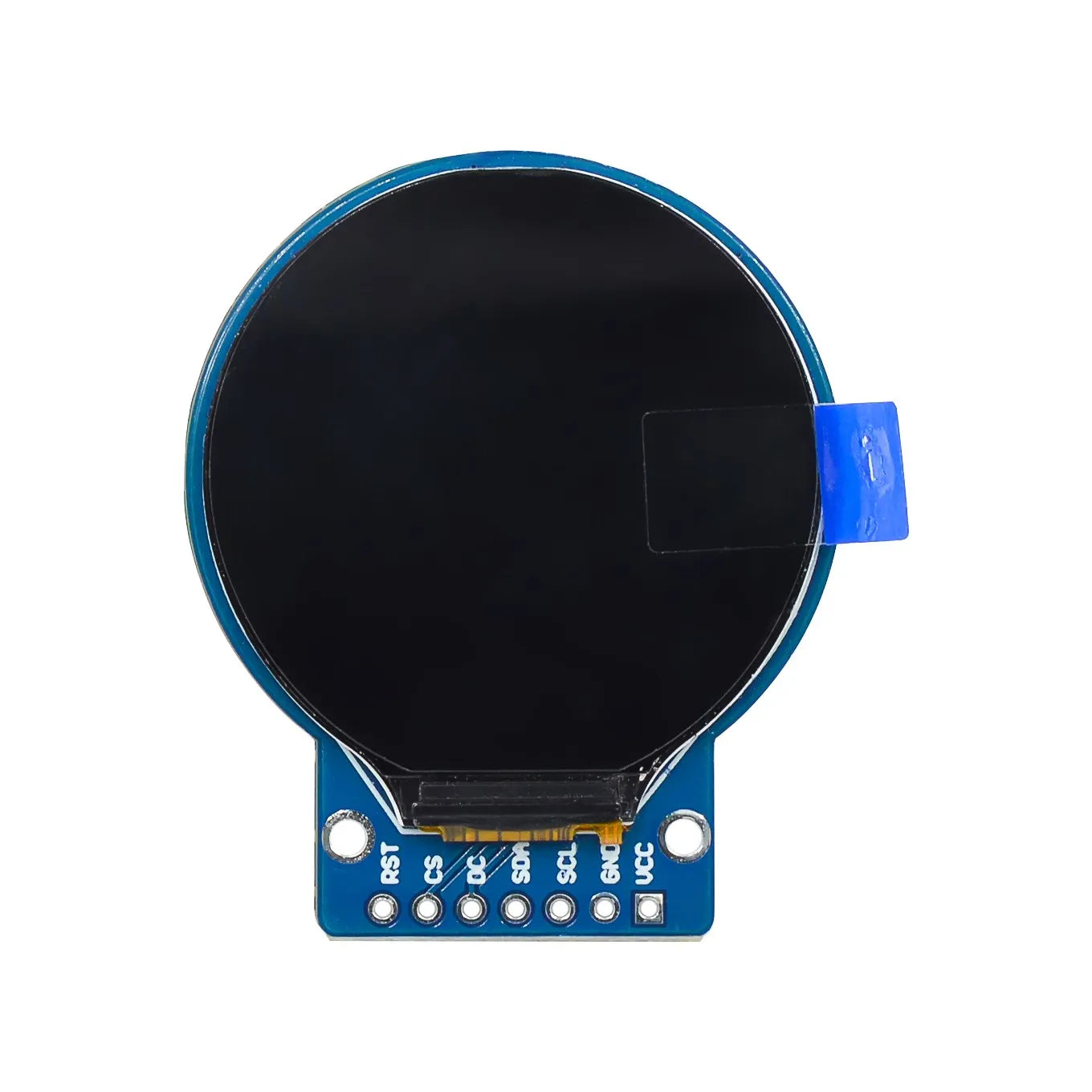 1.28-Inch Round RGB TFT LCD Display Module with GC9A01 Driver, 240x240 Resolution, 4-Wire SPI Interface for Arduino