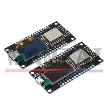 Nodemcu ESP8266 Development Board with 0.96-Inch OLED Display, CH340G ESP-12F WiFi Module, and Type-C USB for Arduino and MicroPython